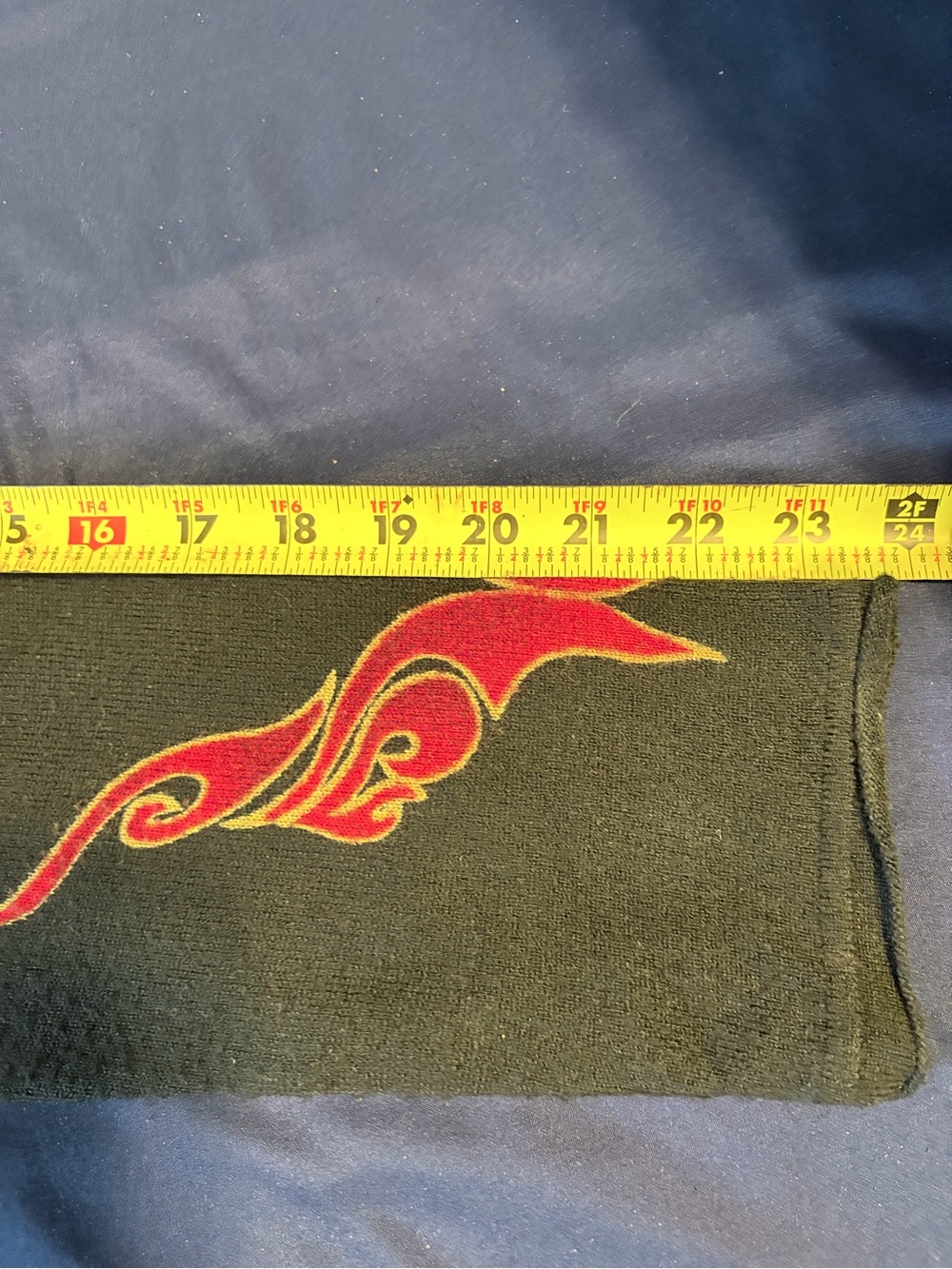 Harley-Davidson Black Hoodie with Red and Gold Tribal Back Graphic - Picture 8 of 8